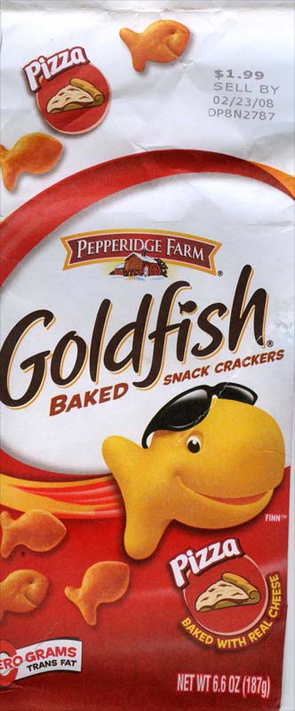 goldfish crackers gilbert. This is pretty standard,